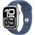 Apple Watch 10 GPS 46mm koperta z aluminium (srebrny) + pasek sportowy rozmiar S/M (denim)