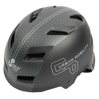 Kask rowerowy URBAN PRIME UP-HLM-URB-M Czarno-szary (rozmiar M)