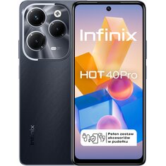 Smartfon INFINIX Hot 40 Pro 8/256GB 6.78 120Hz Czarny X6837