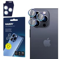 Szkło hartowane na obiektyw 3MK Hardy Lens Protection Pro do Apple iPhone 15 Pro Wielokolorowy