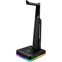 Stojak na słuchawki MAD DOG HPS600 RGB Wbudowany HUB USB, Wysokość 300 mm