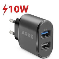 Ładowarka sieciowa ARKS ARTR2USB21AFAST 10W Czarny