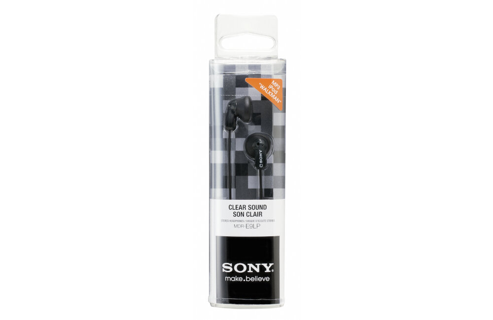 SŁUCHAWKI SONY MDR-E9LP GRAPHITE WHITE trwałość złącze mini jack długość przewodu