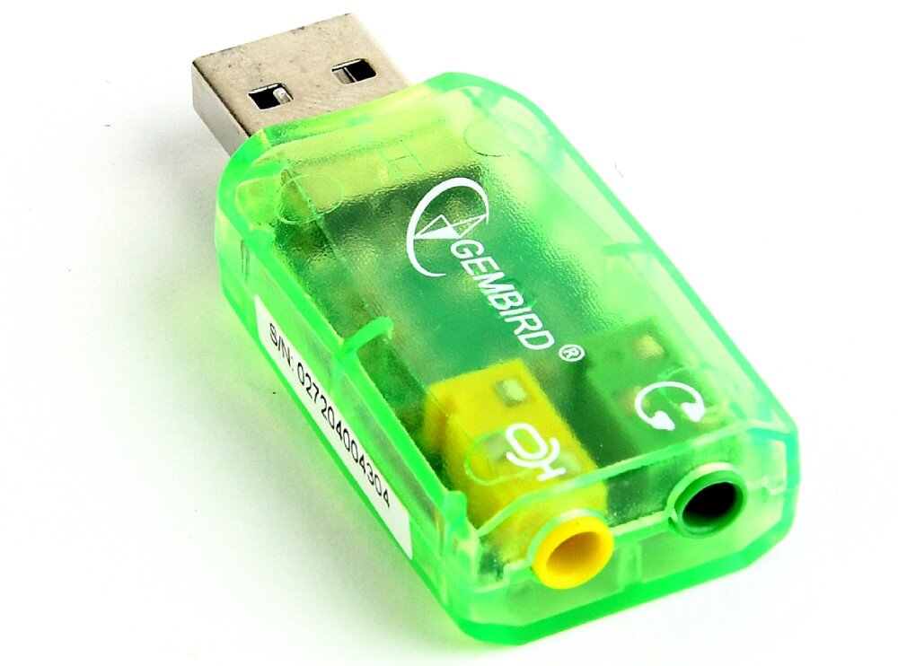 Karta dźwiękowa GEMBIRD SC-USB-01 działanie przeznaczenie porty podłączenie