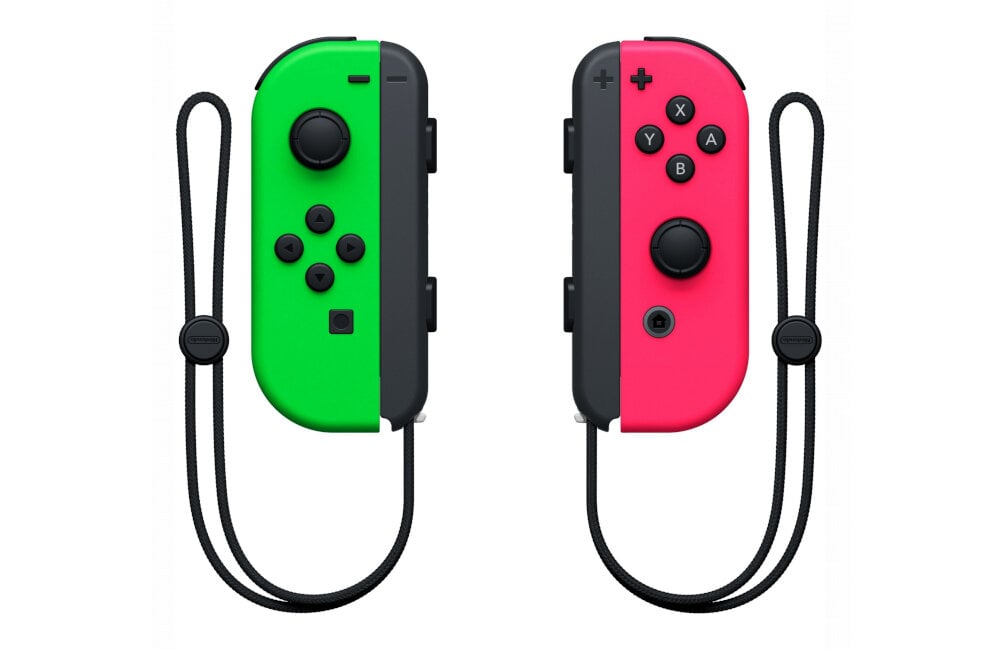 KONTROLER NINTENDO SWITCH JOY-CON GREEN & PINK NEON (PARA) parametry fizyczne