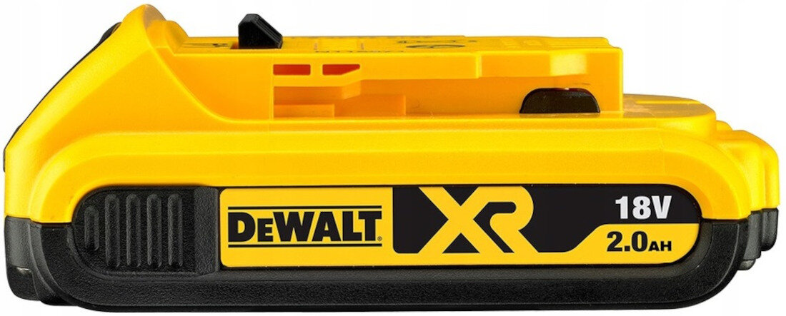 Akumulator DEWALT DCB183 komfortowe uzytkowanie 2,0 Ah czas pracy okolo 7 minut wskaznik naladowania LED wyposazenie