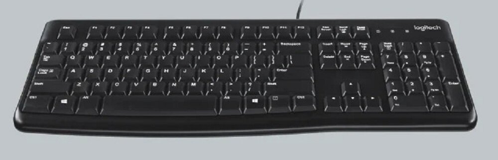 Klawiatura LOGITECH K120 - Optymalny rozmiar 