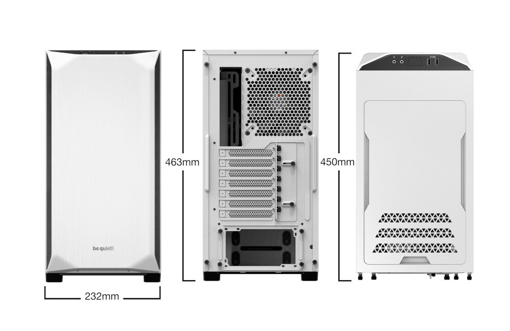 Obudowa BE QUIET! Pure Base 500 wymiary wygląd