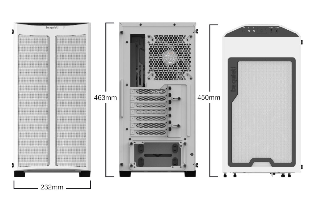 Obudowa BE QUIET! Pure Base 500 obudowa wymiary płyty główne 