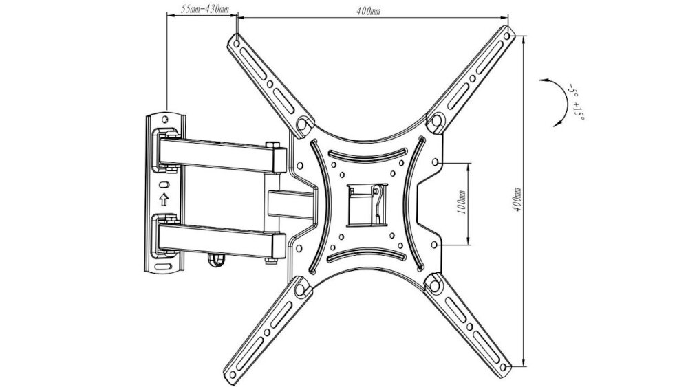 Uchwyt ART CV-27 do TV 19-46 cali - standard vesa