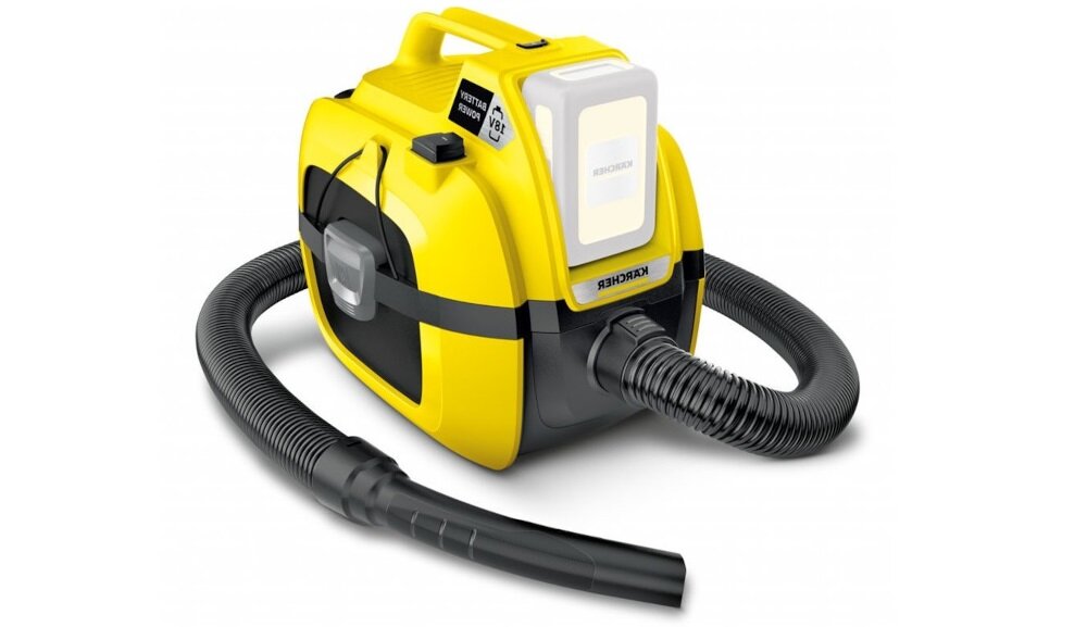 Odkurzacz KARCHER WD 1 Compact Battery zasilanie bezprzewodowe zasilanie akumlatorowe