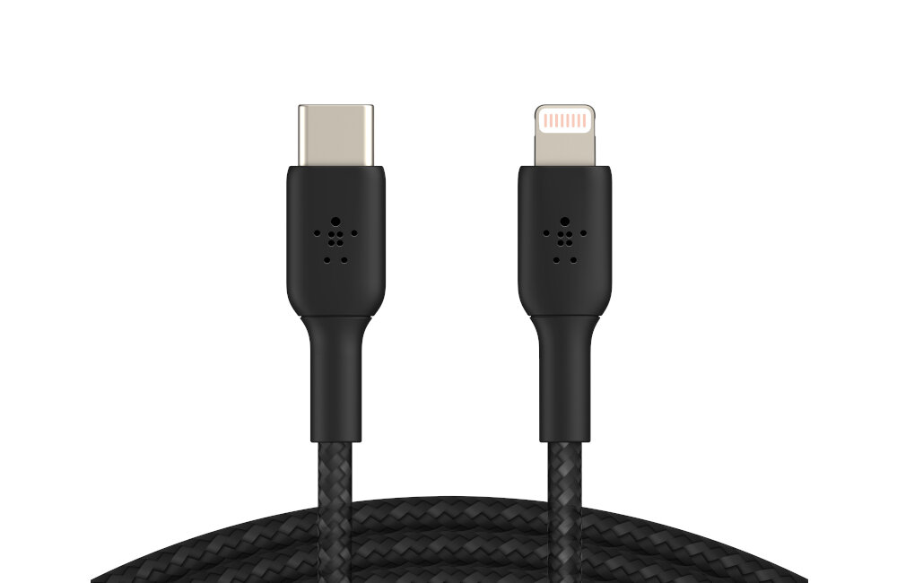 Kabel USB Typ C - Lightning BELKIN Braided przewód długość kabel