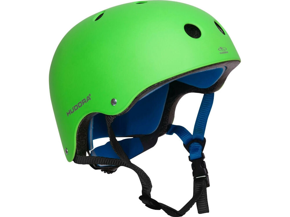 Kask rowerowy HUDORA 03362 Zielono-niebieski (rozmiar L) regulacja rozmiar