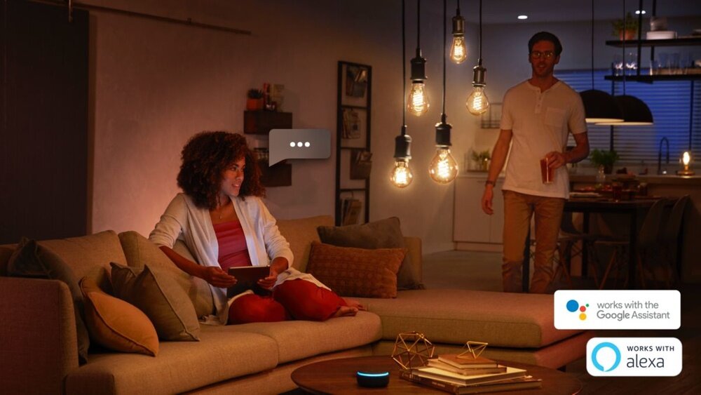 Inteligentna żarówka LED PHILIPS HUE 929003021101 5.5W E14 aplikacja sterowanie polecenia głosowe