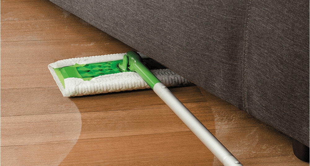 ŚCIERECZKI ZBIERAJĄCE KURZ SWIFFER Traps & Locks  dotrzyj w każde miejsce w zakamarki pod pralą kuchenką trudno dostępne kąty