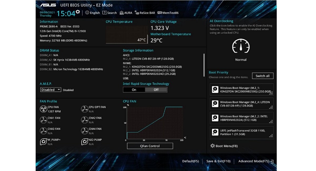 Płyta główna ASUS Prime B660M Łatwa i szybka instalacja