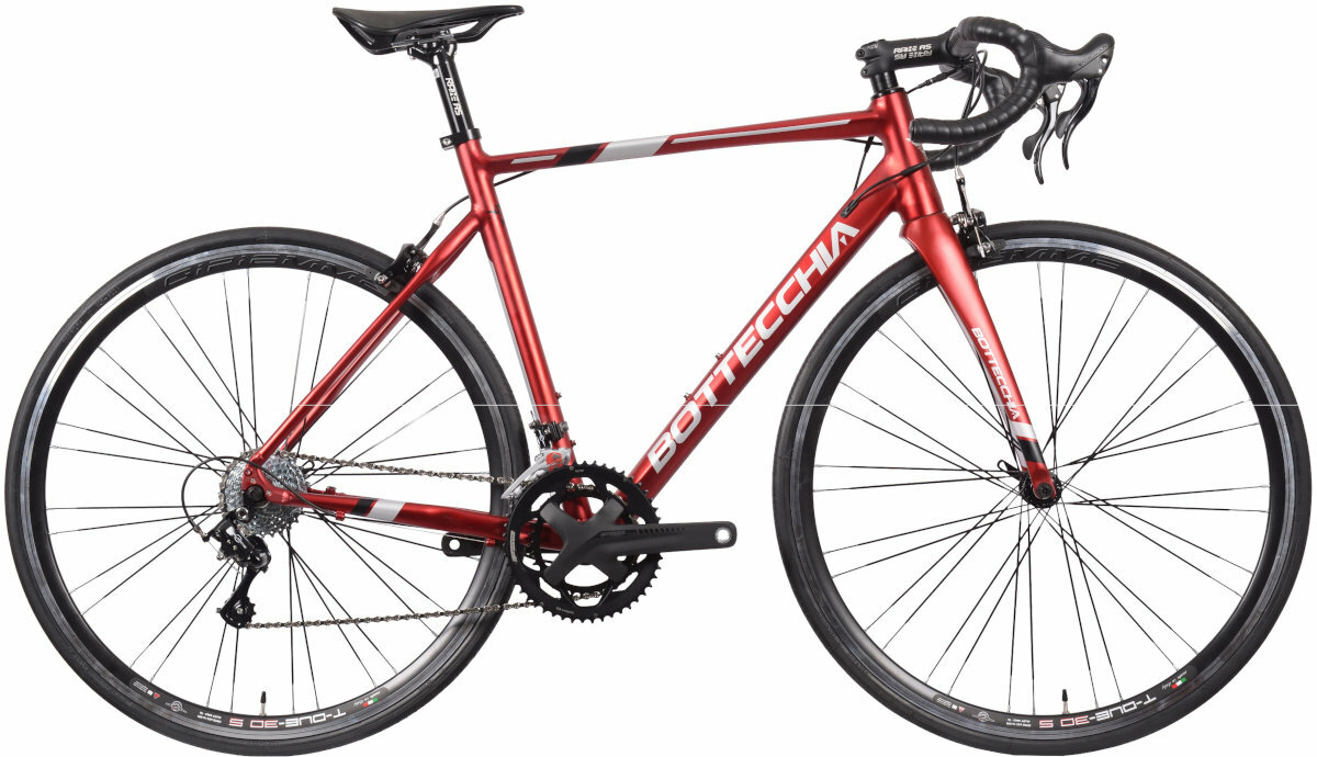 Rower szosowy BOTTECCHIA Duello M20 28 cali męski Czerwony mat wyglad