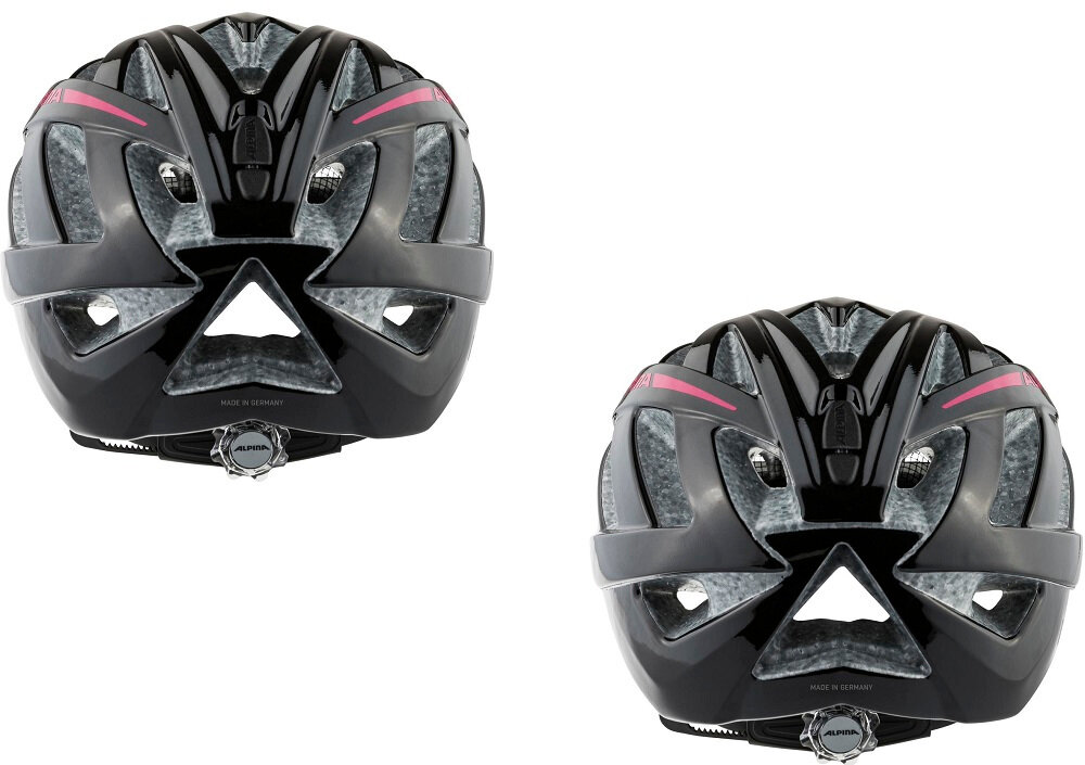 Kask rowerowy ALPINA Panoma 2.0 Czarno-różowy MTB (rozmiar M) - udogodnienia 