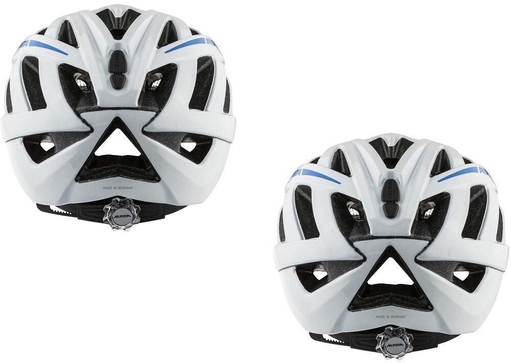 Kask rowerowy ALPINA Panoma 2.0 Biało-niebieski MTB (rozmiar M) - udogodnienia 