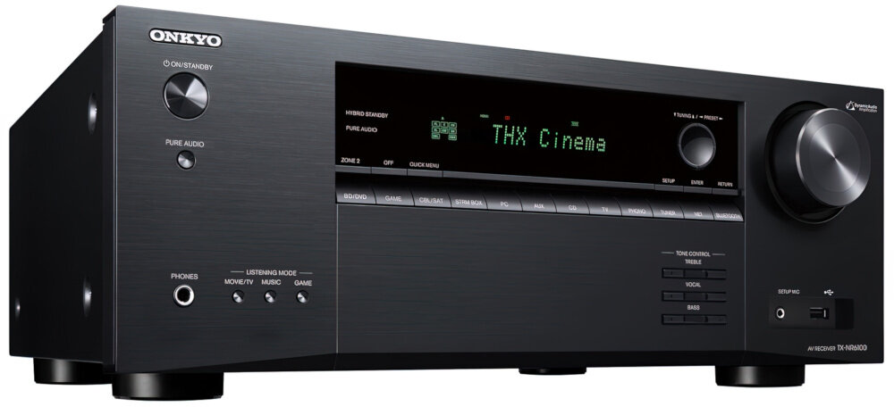 Kino domowe ONKYO TX-NR6100B + JAMO S-809 HCS 5.0 - dźwięk