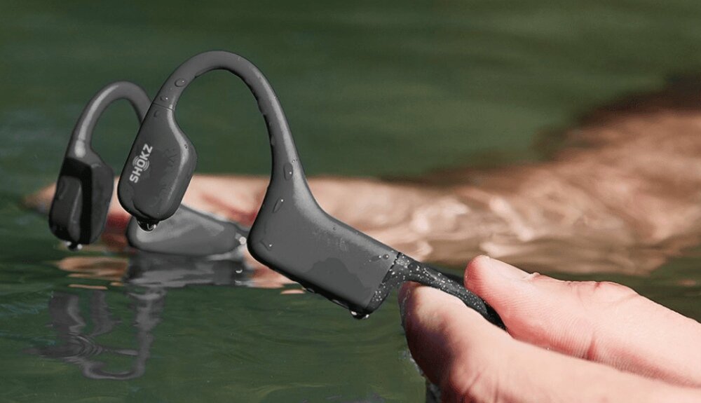 Słuchawki SHOKZ OpenSwim pamiec pliki MP3