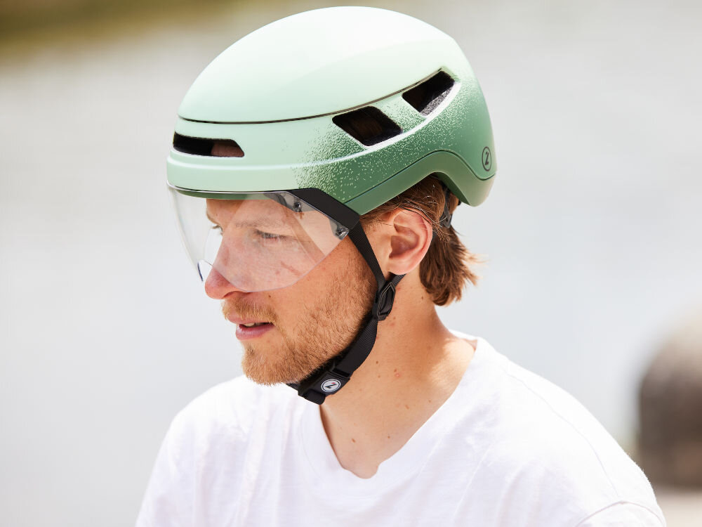 Kask rowerowy LAZER Urbanize Czarny Miejski - bezpieczenstwo  