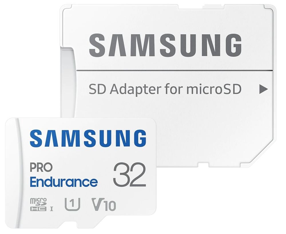 Karta pamięci SAMSUNG Pro Endurance MicroSD  zapis pojemność odporność monitoring kamery foto wideo 