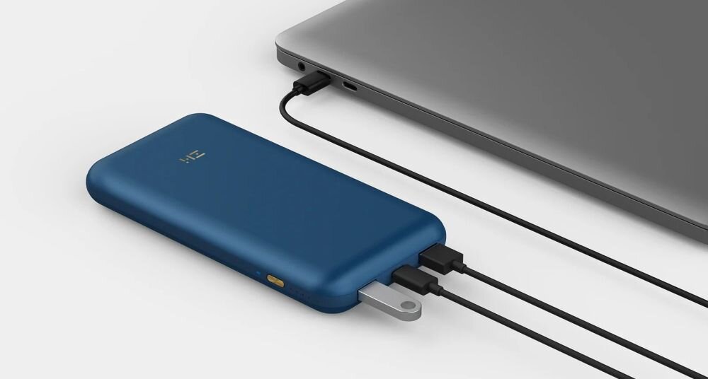 Powerbank XIAOMI Zmi Pro 20000mAh QB82 pojemność porty zasilanie ładowanie smartfon tablet laptop moc szybkość usb