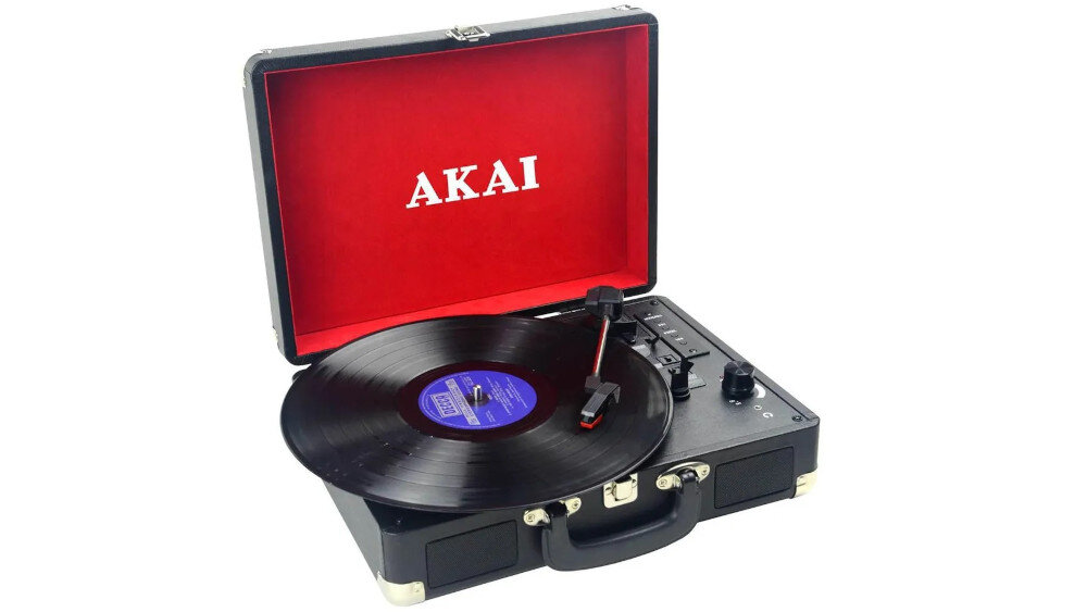 Gramofon AKAI ATT-E10  - design w stylu retro