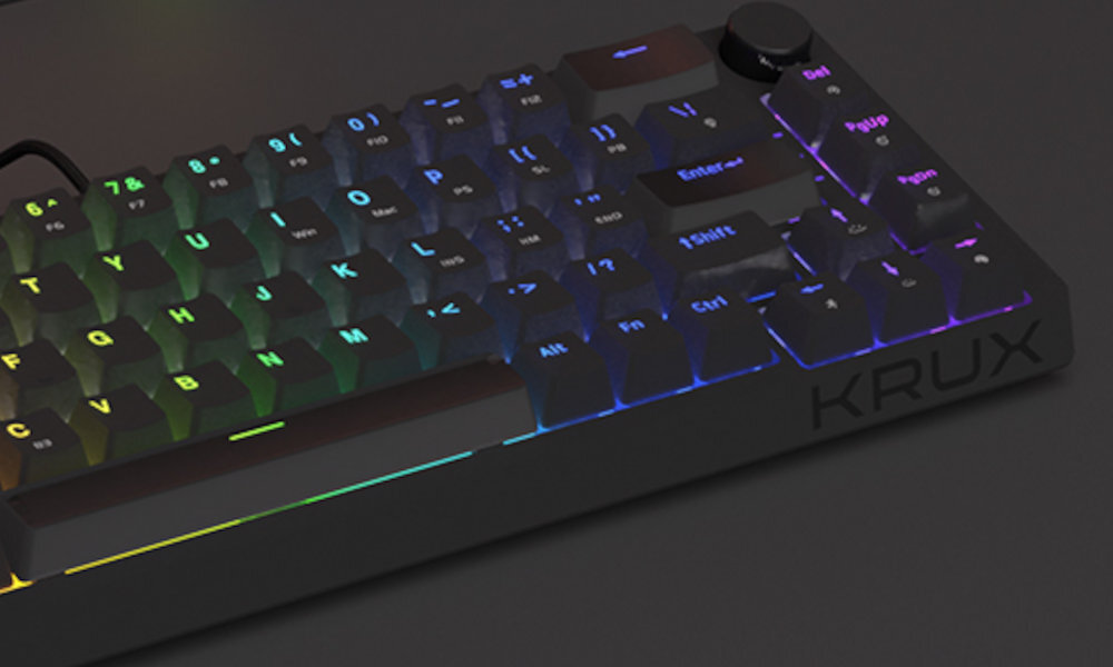 Klawiatura KRUX Atax 65% 65% Pro RGB Outemu Red  - wysoka wytrzymałość 50milionów kliknięć