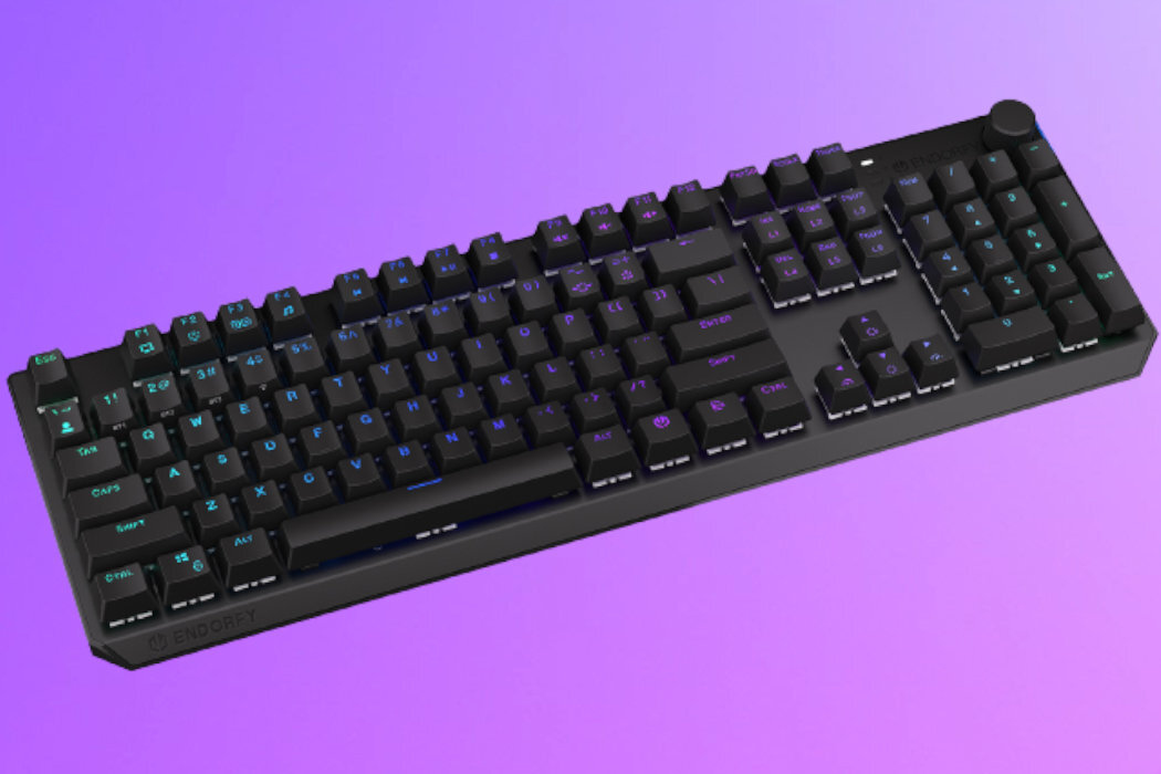 Klawiatura ENDORFY Thock TKL Kailh Box Black Wireless mała ergonomiczna alumienium wygląd mocna szybka wzmocniona hotswap PTB