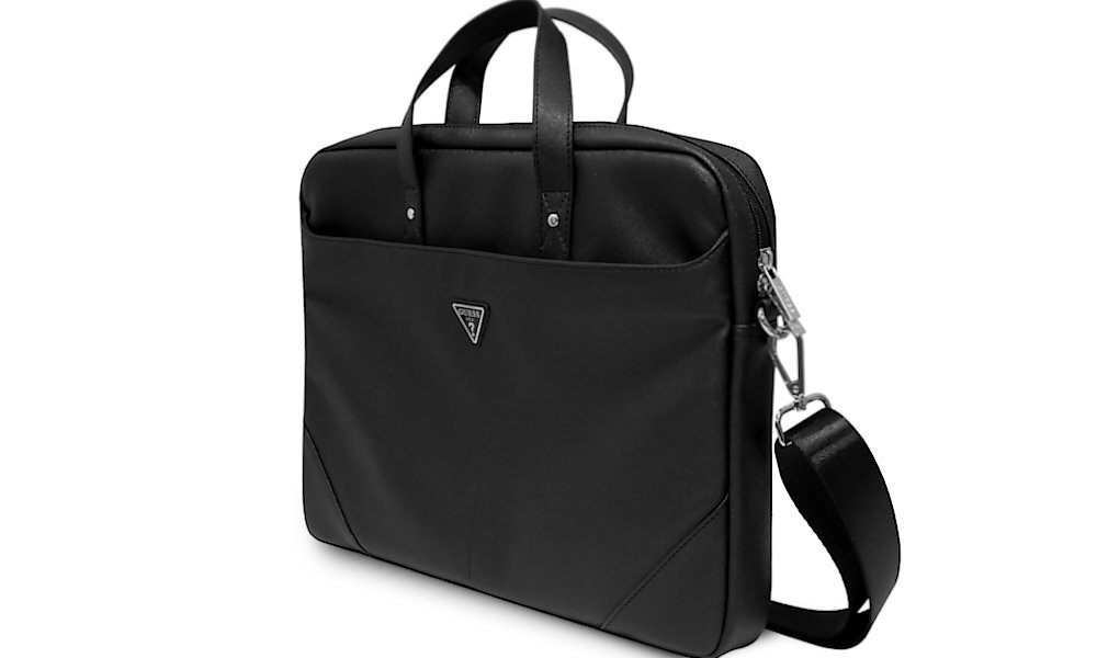 Torba na laptopa GUESS Saffiano Triangle Logo 16 cali