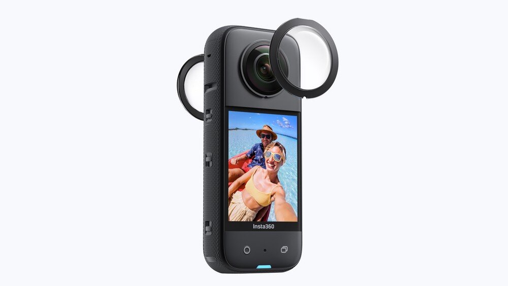 Osłona soczewek INSTA 360 X3 Sticky Lens Guards  sport montaż nagrywanie stabilizacja montaż edycja filtry ostrość śledzenie tryby bateria akumulator zasilanie ładowanie rozdzielczość filmy obudowa odporność wielkość łączność sterowanie 