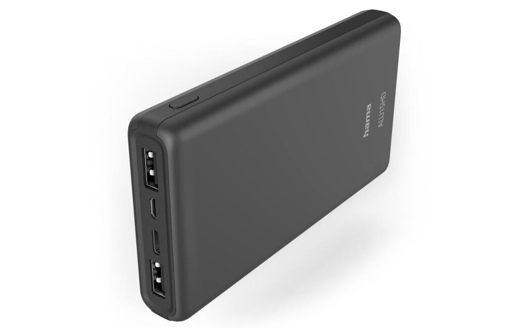 Powerbank HAMA Power Pack ALU15HD 15000 mAh Antracytowy wygoda ładowanie powerbank urządzenia bezpieczeństwo