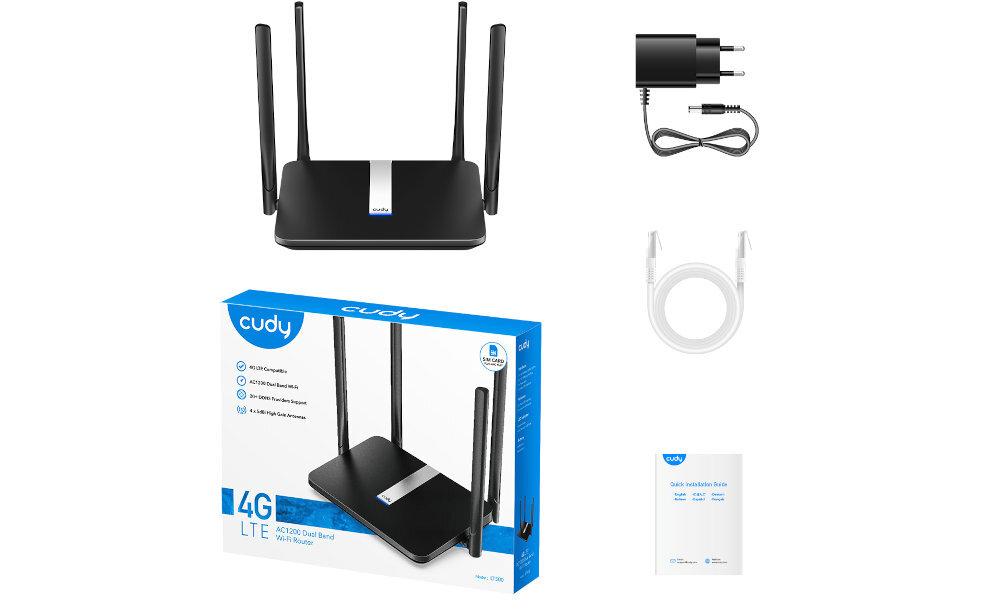 Router CUDY LT500 wyposażenie