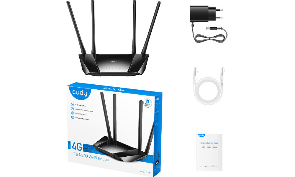 Router CUDY LT400 wyposażenie