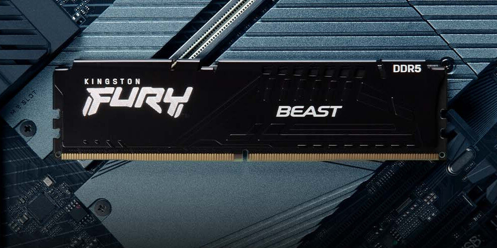 Pamięć RAM KINGSTON Fury Beast 64GB 6000MHz chłodzenie radiator kolor