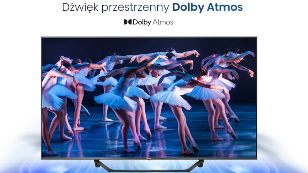 Telewizor HISENSE A7KQ  - dolby atmos