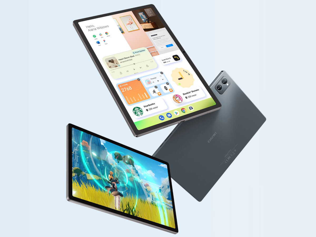 Tablet CHUWI HiPad XPro 10.51 6/128 GB LTE Wi-Fi Czarny wymiary wielkość styl waga design cechy