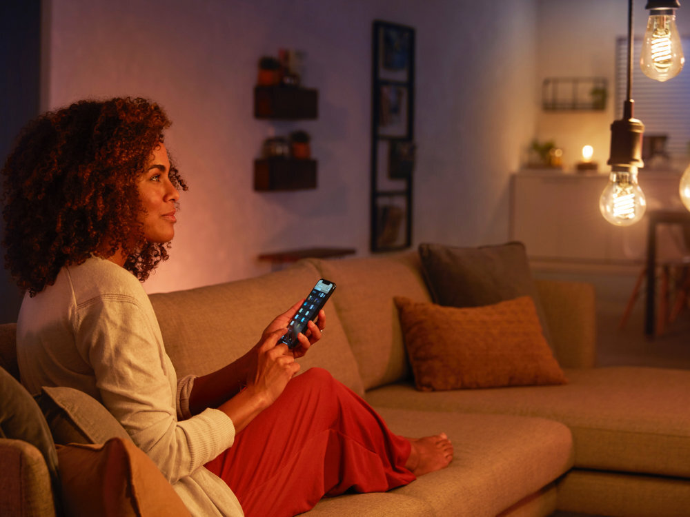 LED PHILIPS HUE Filament 218119 Wi-Fi aplikacji Philips Hue Bluetooth telefon iOS i Android