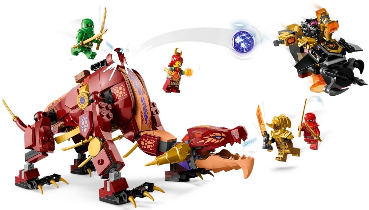 LEGO NINJAGO Lawowy smok zmieniający się w falę ognia 71793 dziecko kreatywność zabawa nauka rozwój klocki figurki minifigurki jakość tradycja konstrukcja nauka wyobraźnia role jakość bezpieczeństwo wyobraźnia budowanie pasja hobby funkcje instrukcja aplikacja LEGO Builder