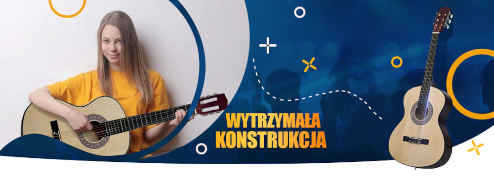 Gitara klasyczna MUSICMATE M53  - konstrukcja