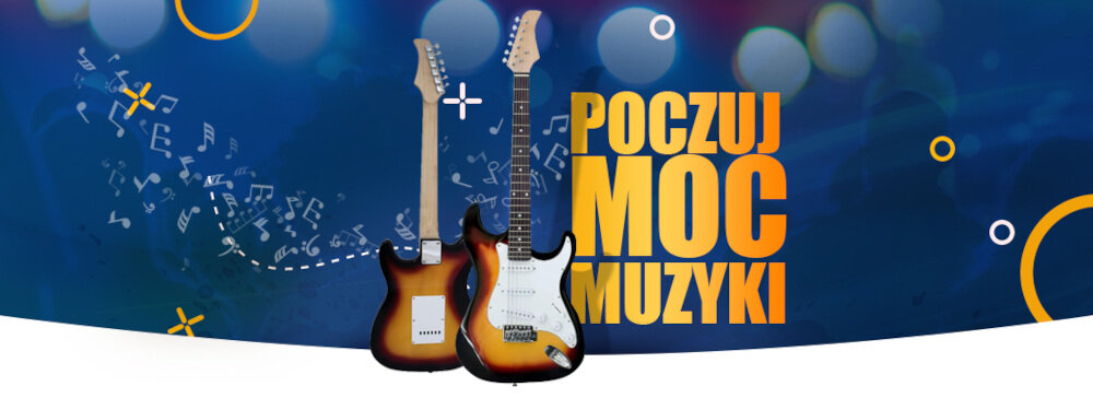 Gitara elektryczna MUSICMATE ME-02 - ekspresja