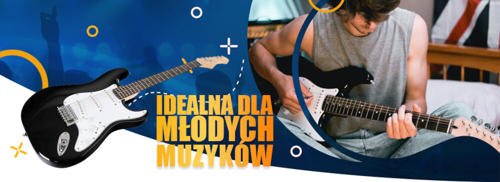 Gitara elektryczna MUSICMATE ME-01  - muzyka