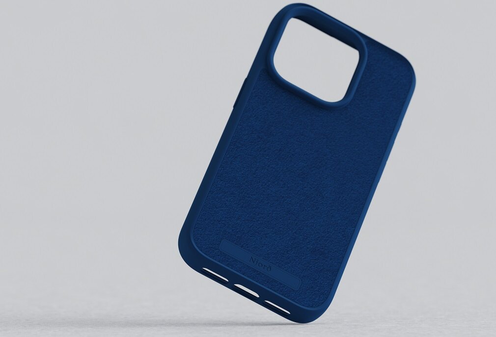 Etui NJORD BY ELEMENTS Suede Comfort+ MagSafe do Apple iPhone 15 elaganckie ochrona smartfona Wyjątkowy wygląd Najwyższej jakości materiały MagSafe Ochrona aparatu Precyzyjne