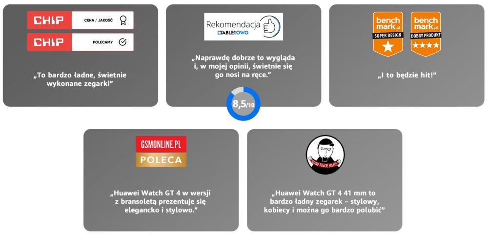 Smartwatch HUAWEI Watch GT 4   ekran bateria czujniki zdrowie sport pasek ładowanie pojemność rozdzielczość łączność sterowanie krew puls rozmowy smartfon aplikacja 