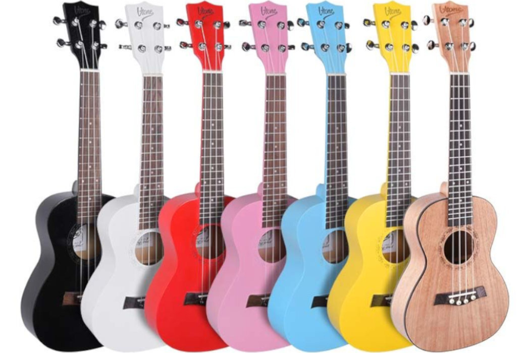 Ukulele V-TONE UK23 dźwięk nauka nastrojenie pokrowiec akustyka wykonanie