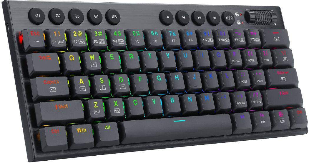 Klawiatura REDRAGON Horus Mini K632 RGB wytrzymałość modowanie szybkość wymiana garczy rgb wyposażenie