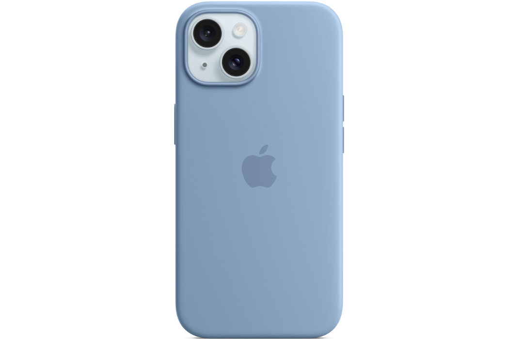 ETUI DO IPHONE 15 SILICONE CASE WITH MAGSAFE WINTER BLUE MT0J3ZM A wytrzymałość ochrona ekskluzywność solidność wygląd ładowanie MagSafe