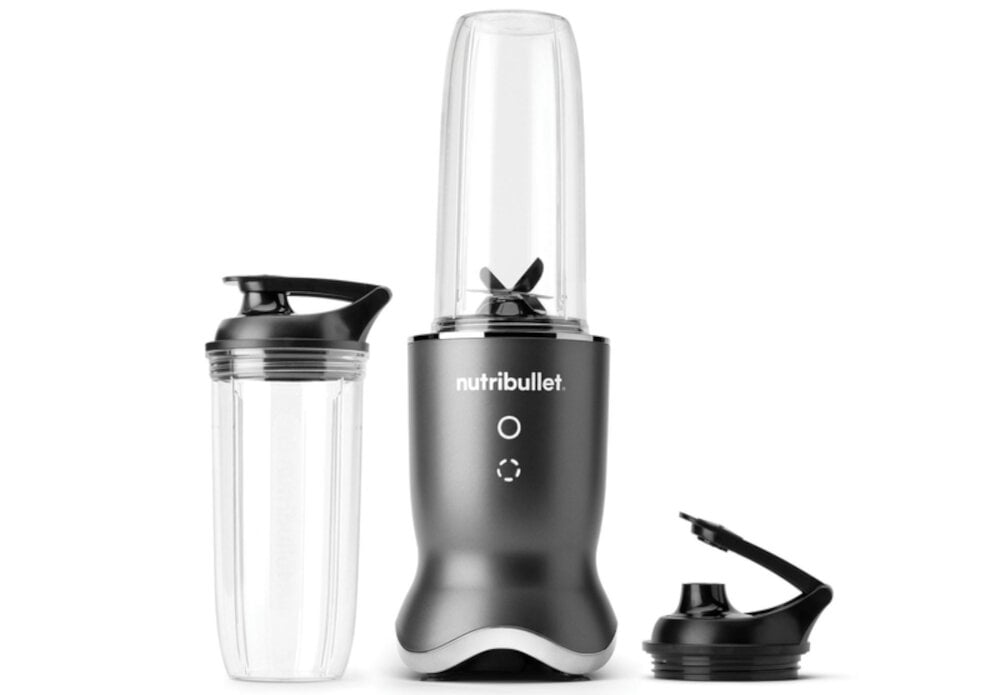 Blender personalny NUTRIBULLET Ultra NB1206DGCC dwie pokrywki zamykanie stay-fresh przechowywanie transport